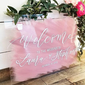 wedding welcome sign